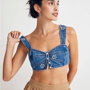 Madewell Denim Bustier